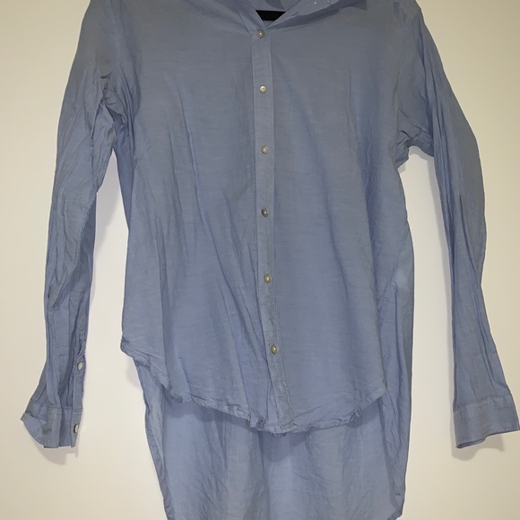 H&M blue button down - Picture 2 of 4